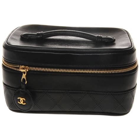 chanel cosmetic vanity bag|Chanel vanity case original.